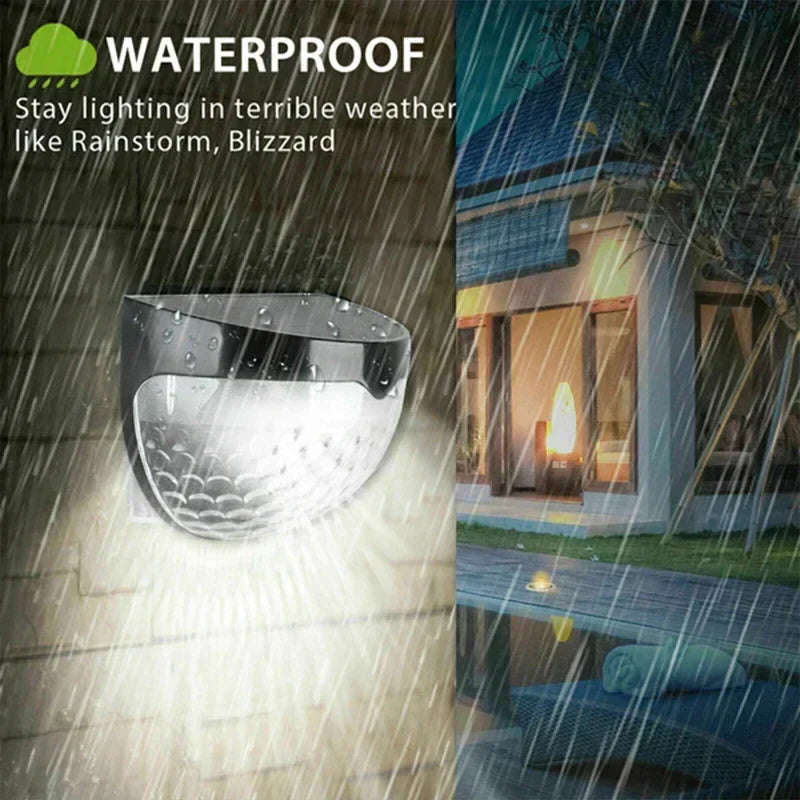 Durable Solar Powered Garden Wall Light