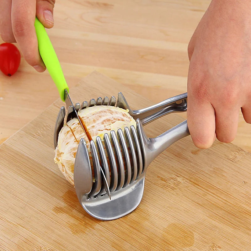 Easy Grip Kitchen Fruit Veg Chopper Holder