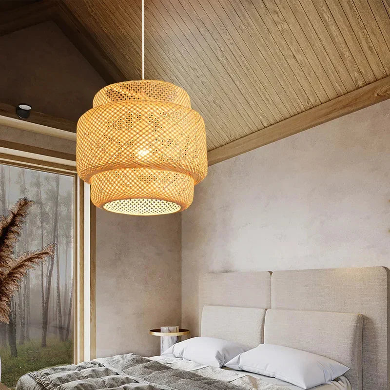 Natural Bamboo Hanging Lamp