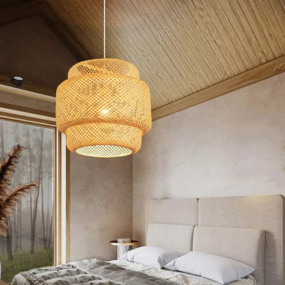 Natural Bamboo Hanging Lamp
