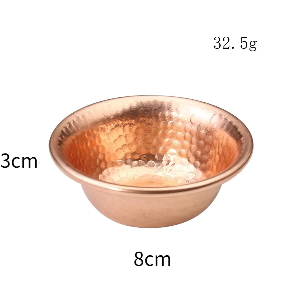 Handcrafted Copper Water Bowl for Buddhist Altar