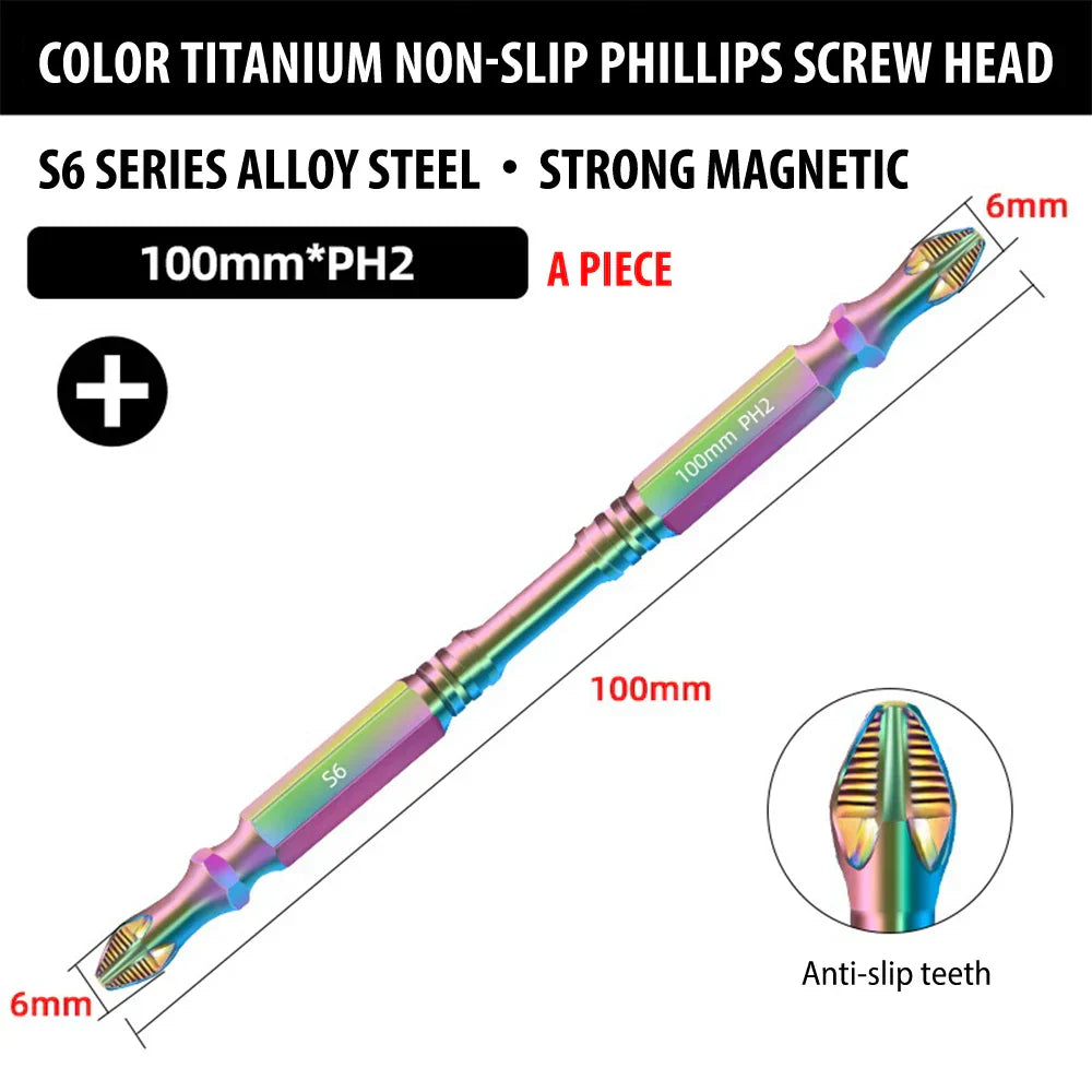 Strong Titanium Magnetic Screwdriver Bit - Cofik