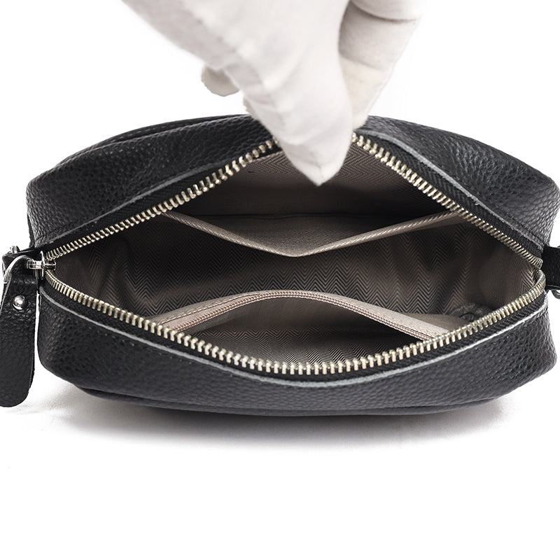Classic Leather Tote Shoulder Bag