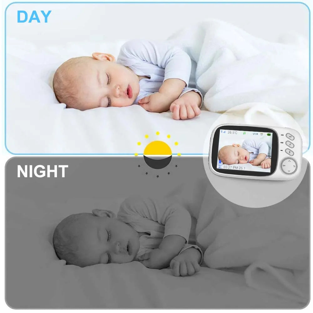 Baby Video Monitor with Night Vision and Two-Way Talk