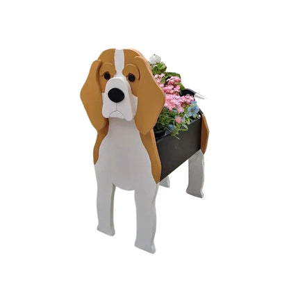 Cute Dog Planter Pot - Fun Animal Flower Holder