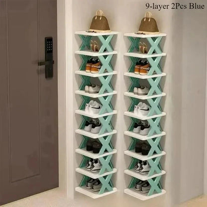 Space Saving Stackable Shoe Rack Cabinet