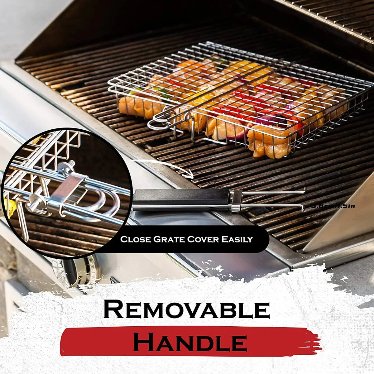 Portable Non Stick BBQ Grill Basket Set