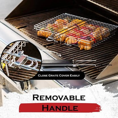 Portable Non Stick BBQ Grill Basket Set