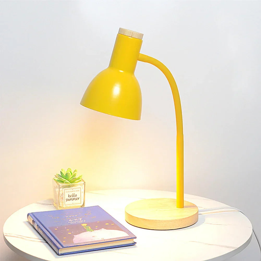 Rustic Wooden Modern LED Table Lamp