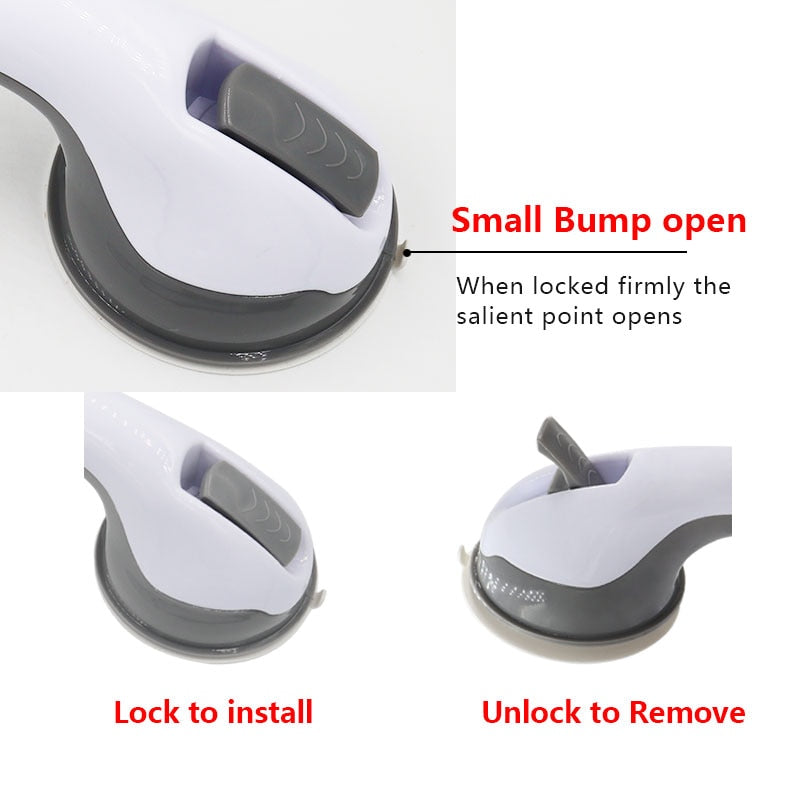 Bath Grip Handle with Suction Cup and Non Slip Base