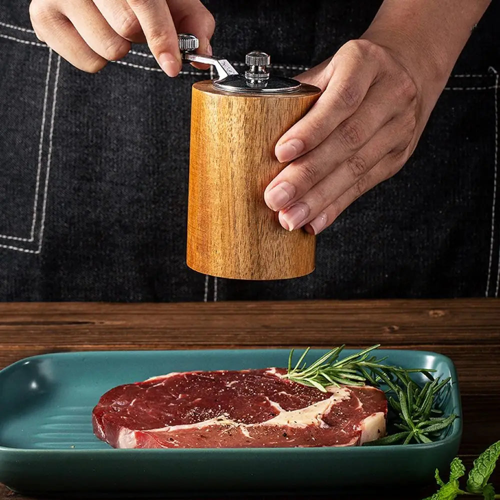 Premium Wooden Salt and Pepper Grinder Set - Cofik