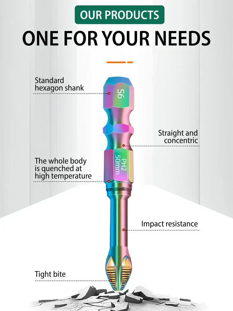 Strong Titanium Magnetic Screwdriver Bit