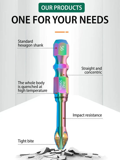 Strong Titanium Magnetic Screwdriver Bit