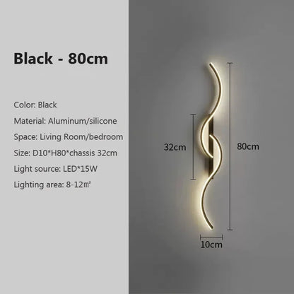 Stylish LED Wall Light – Wireless Remote Control Sconce