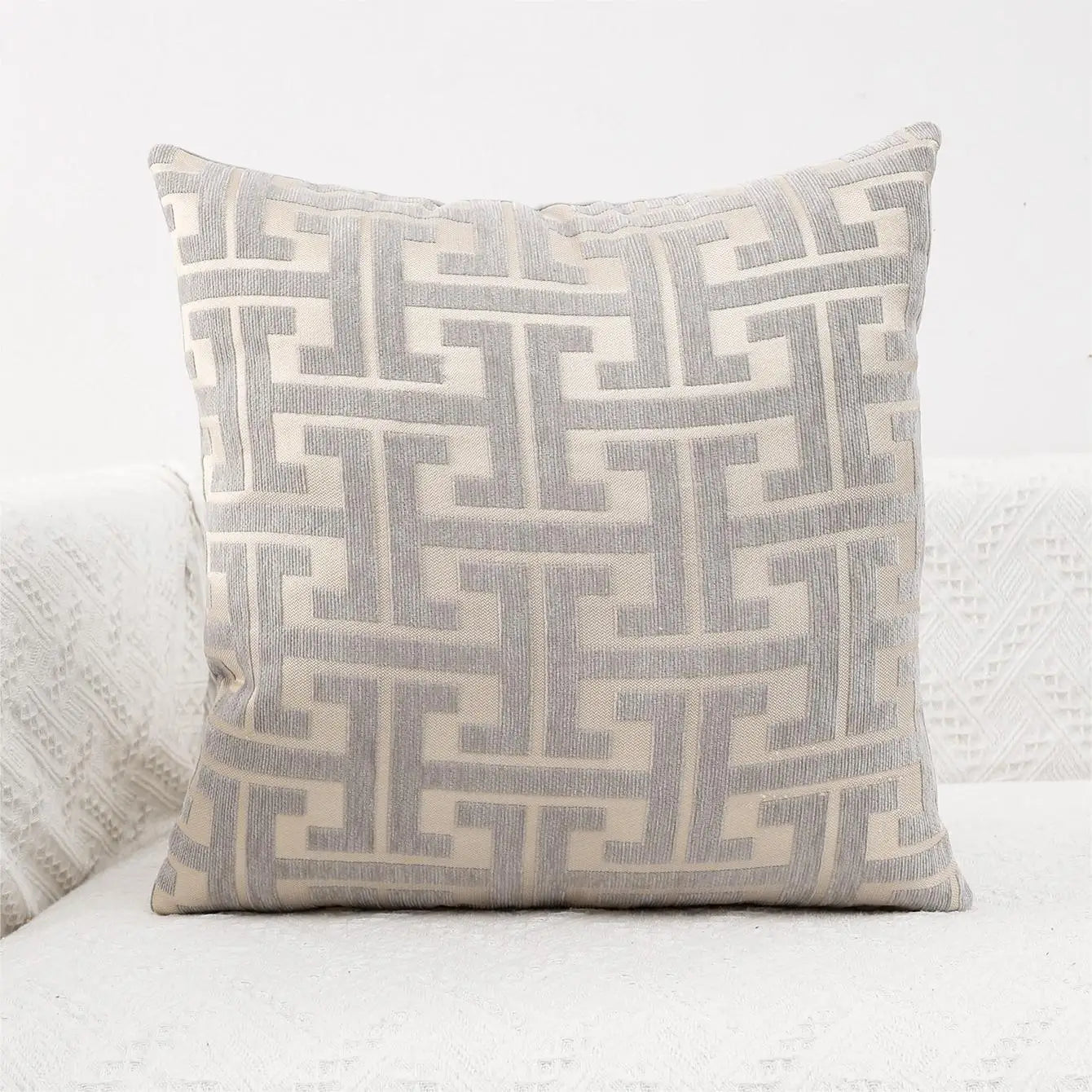 Rustic Patterned Sofa Cushion Cover