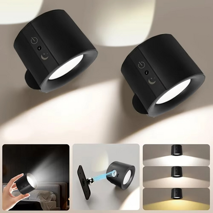 Versatile Stick-On Dual LED Wall Light - Cofik