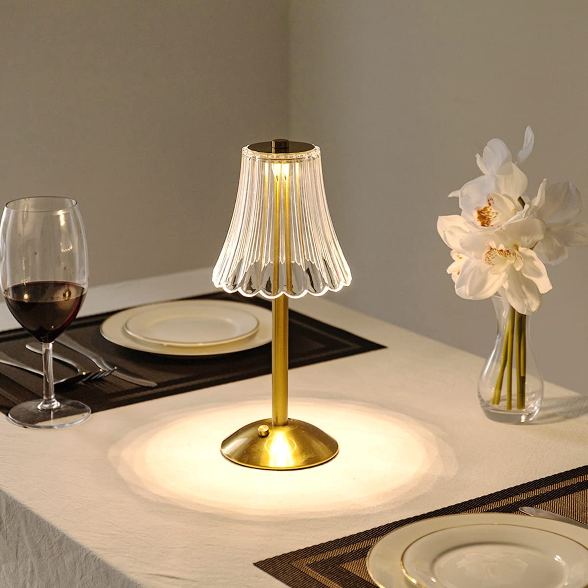 Portable LED Table Lamp with Soft Glow