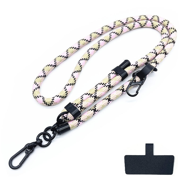 Flexible Phone Wrist Strap with Adjustable Neck Holder