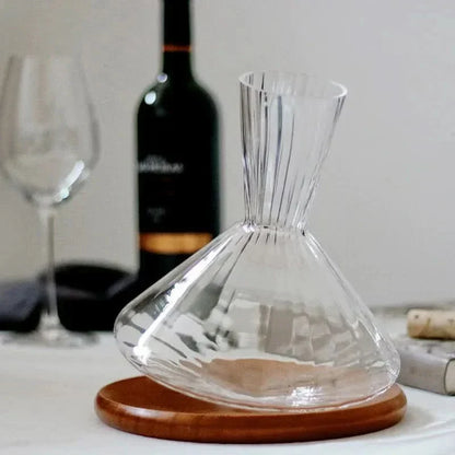 Luxury Clear Glass Wine Decanter 1L