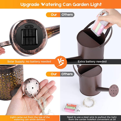 Solar Powered Outdoor Patio Lamp