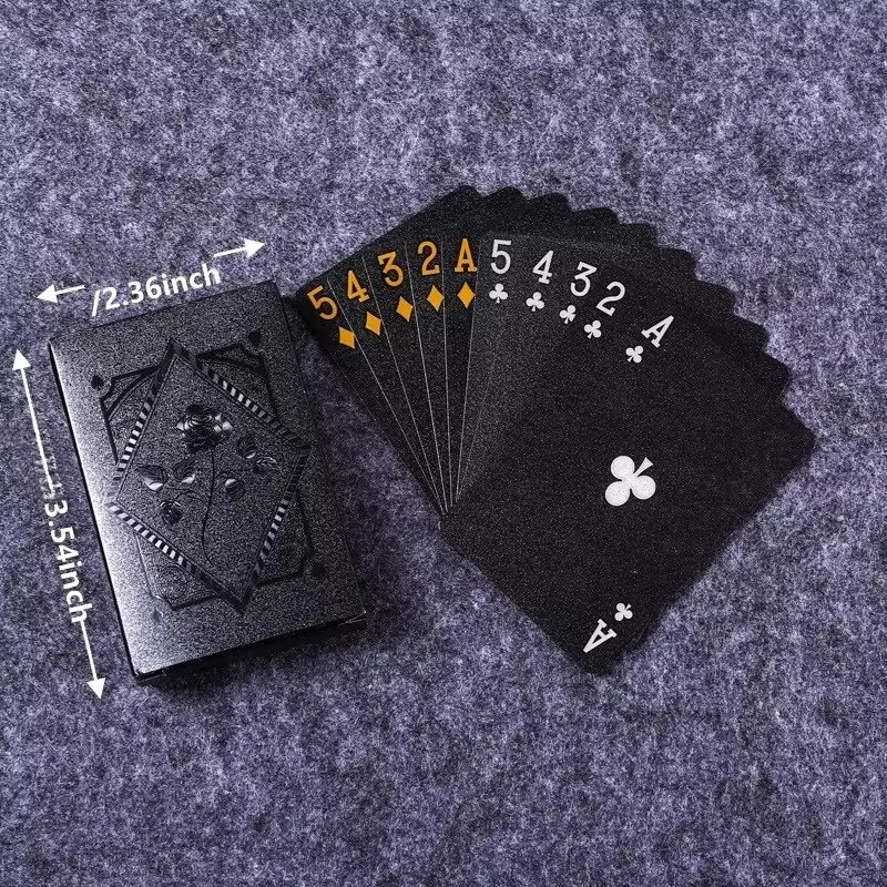 Premium Waterproof Gold Playing Cards