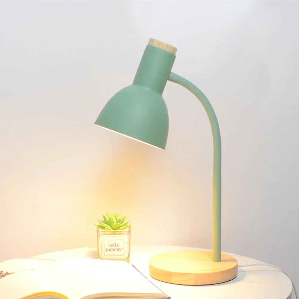 Rustic Wooden Modern LED Table Lamp - Cofik