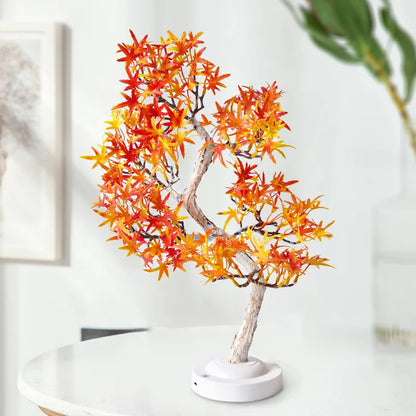 Warm LED Mini Tree Table Lamp for Home Decor