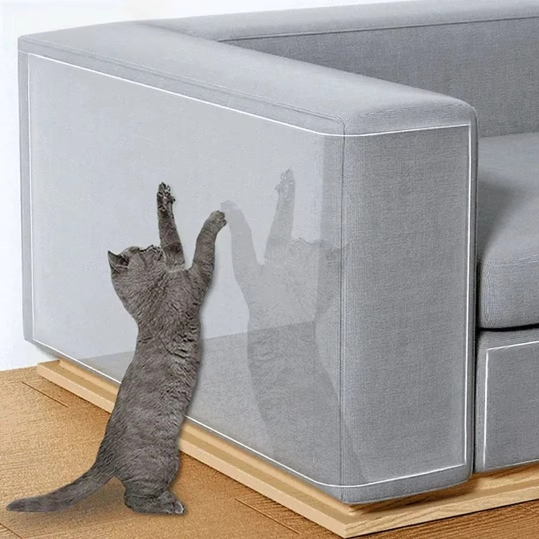Clear Protective Cat Scratch Guard for Sofas - Cofik