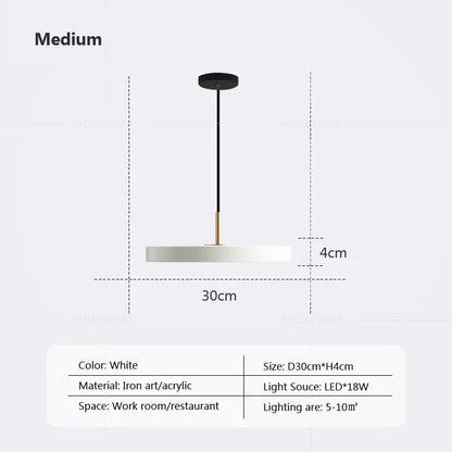 Stylish Dimmable LED Hanging Lamp