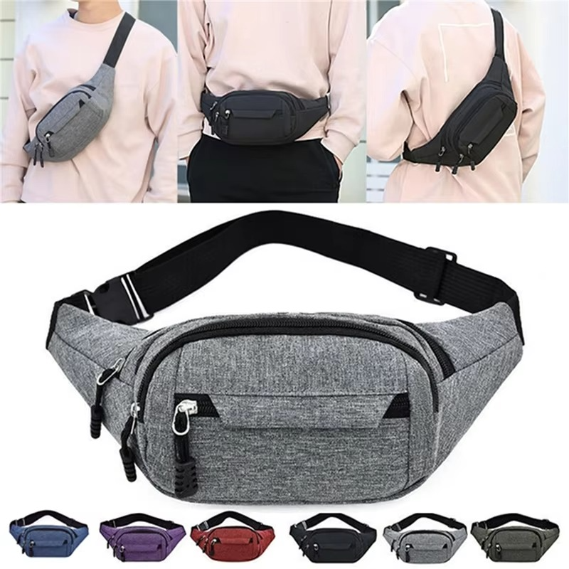Waterproof Outdoor Crossbody Waist Bag for Men Women