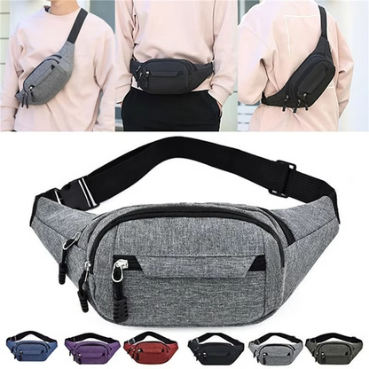 Waterproof Outdoor Crossbody Waist Bag for Men Women