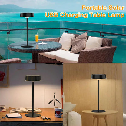 Wireless Outdoor Solar LED Table Lamp