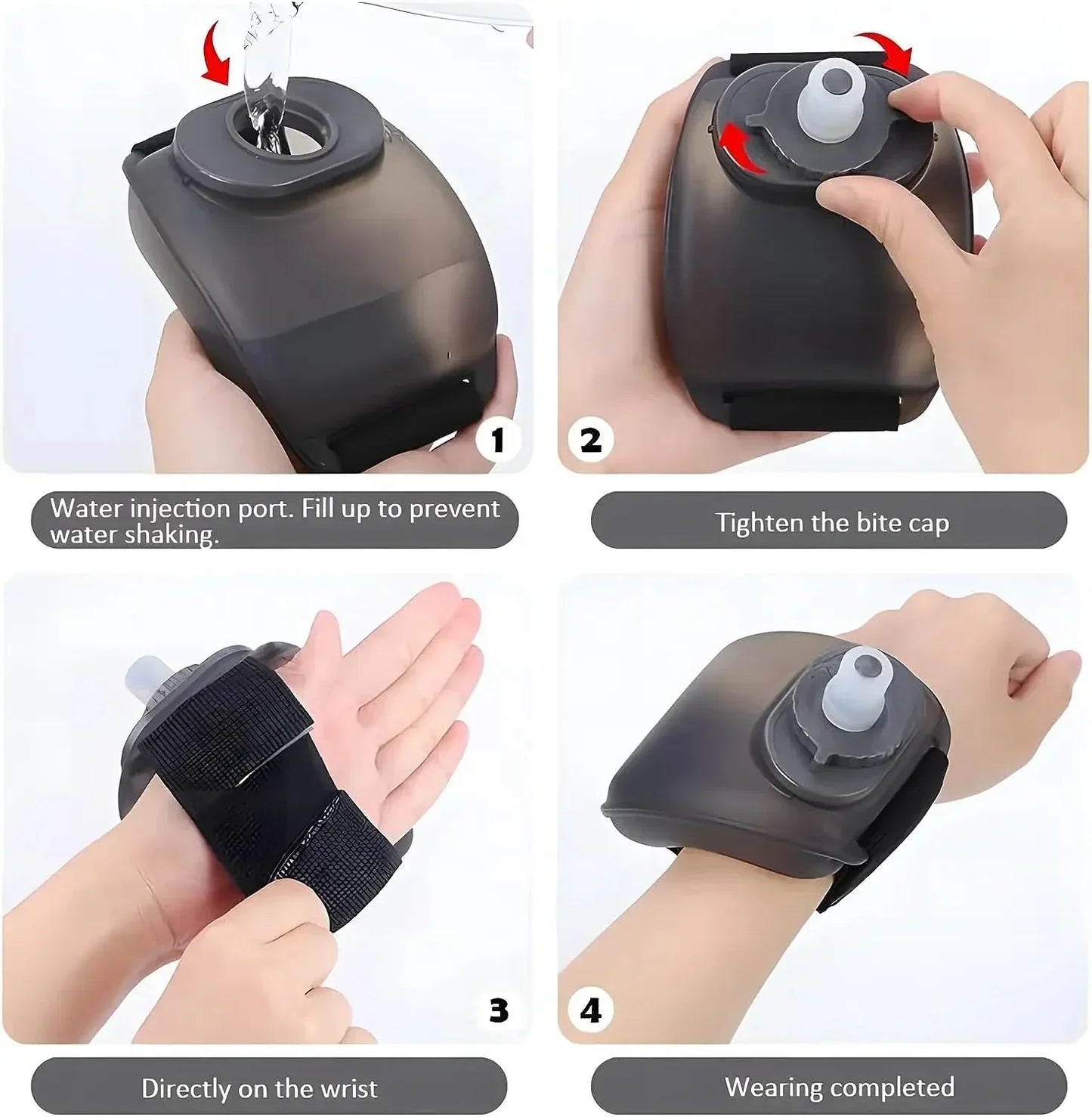 Sports Water Bottle Wrist Strap
