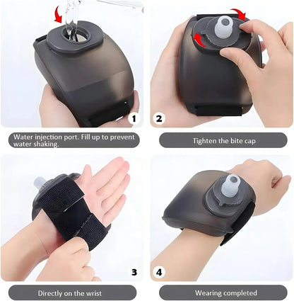 Sports Water Bottle Wrist Strap