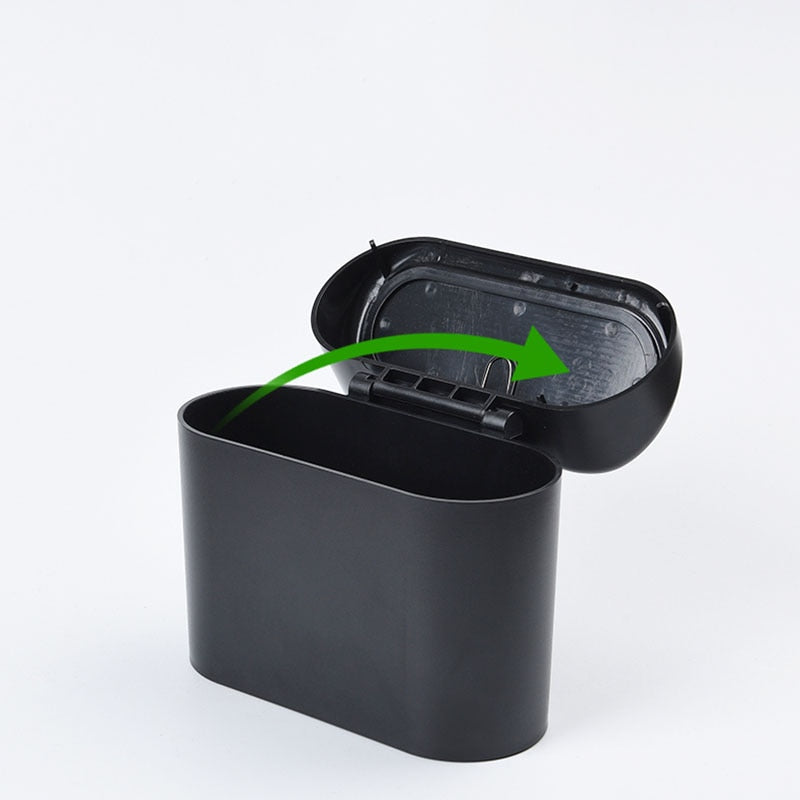 Compact Car Garbage Container with Lid