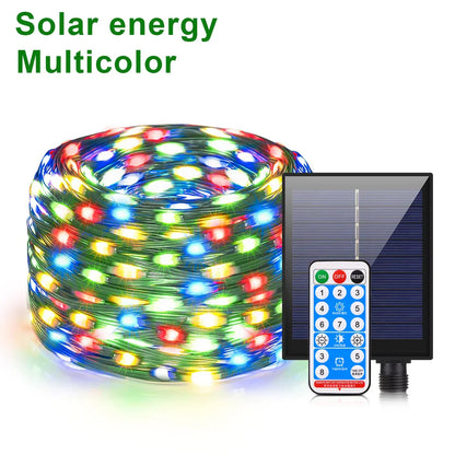 Outdoor Solar Fairy Lights 100M Waterproof Extra Bright LEDs