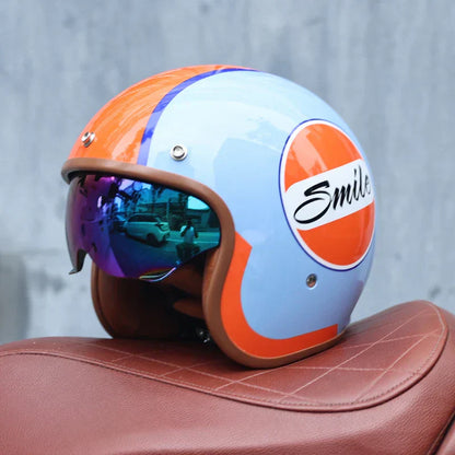 Classic Open Face Motorcycle Helmet - Valor - Cofik