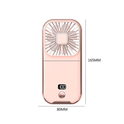 Compact Rechargeable Phone Cooling Fan Stand