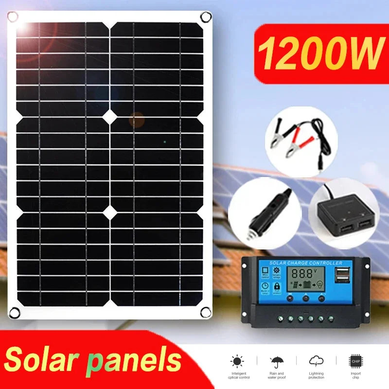Portable 1200W Thin Flexible Solar Panel