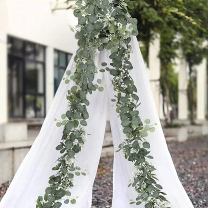 Fresh Green Artificial Eucalyptus Garland Set