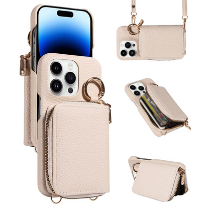 Durable Leather iPhone Case with Magnetic Protection