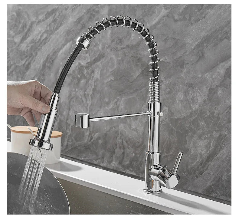Premium Double Handle Kitchen Faucet