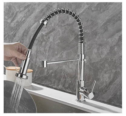 Premium Double Handle Kitchen Faucet