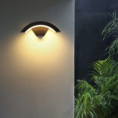 Bright Outdoor Security Wall Lamp with Motion Detector