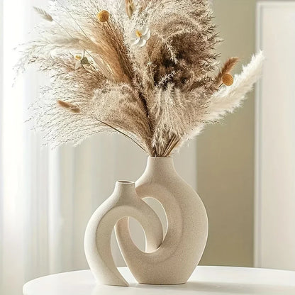 Decorative Set of Ceramic Flower Vases - Cofik