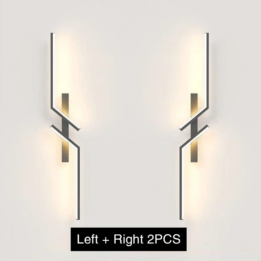 Slim LED Remote Control Wall Lamp