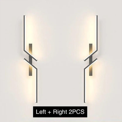 Slim LED Remote Control Wall Lamp