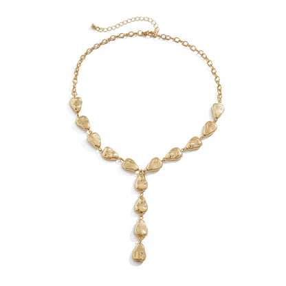 Cofik | Chic Natural Stone Drop Necklace