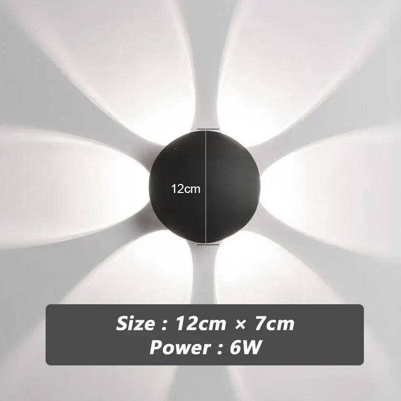 Sleek Glass Modern Wall Light
