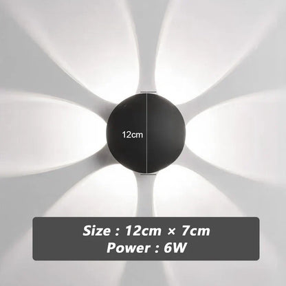 Sleek Glass Modern Wall Light